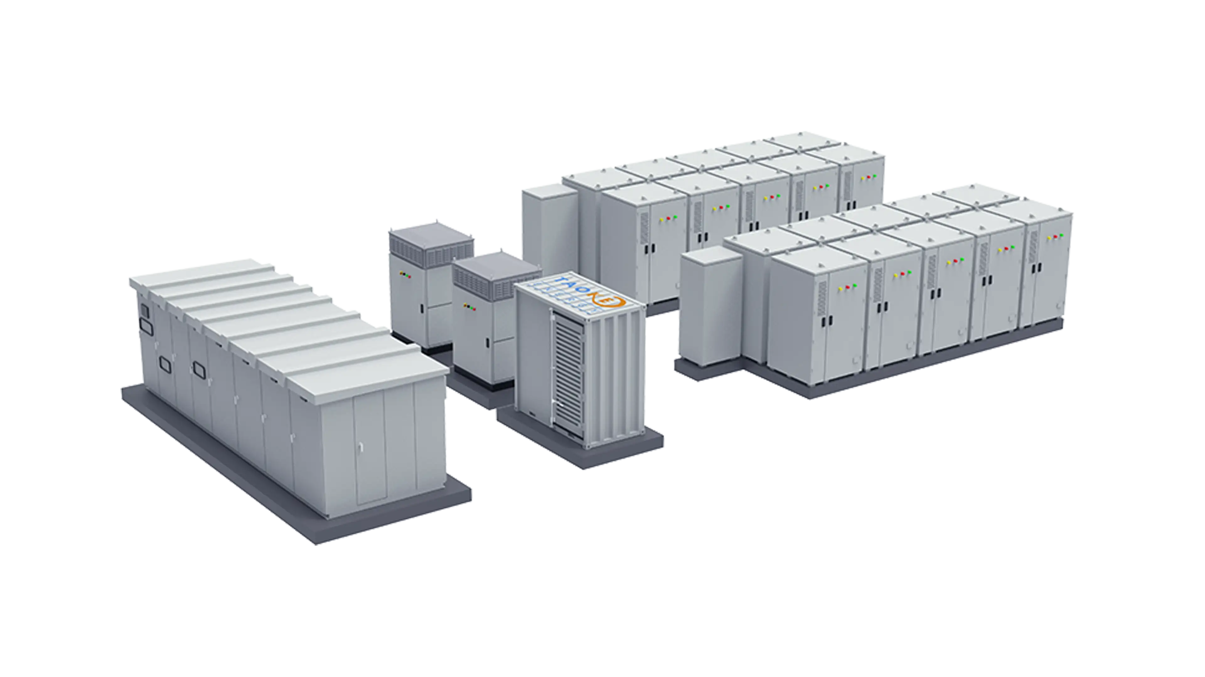 2 MW/8.14 MWh産業用蓄電システム構成図