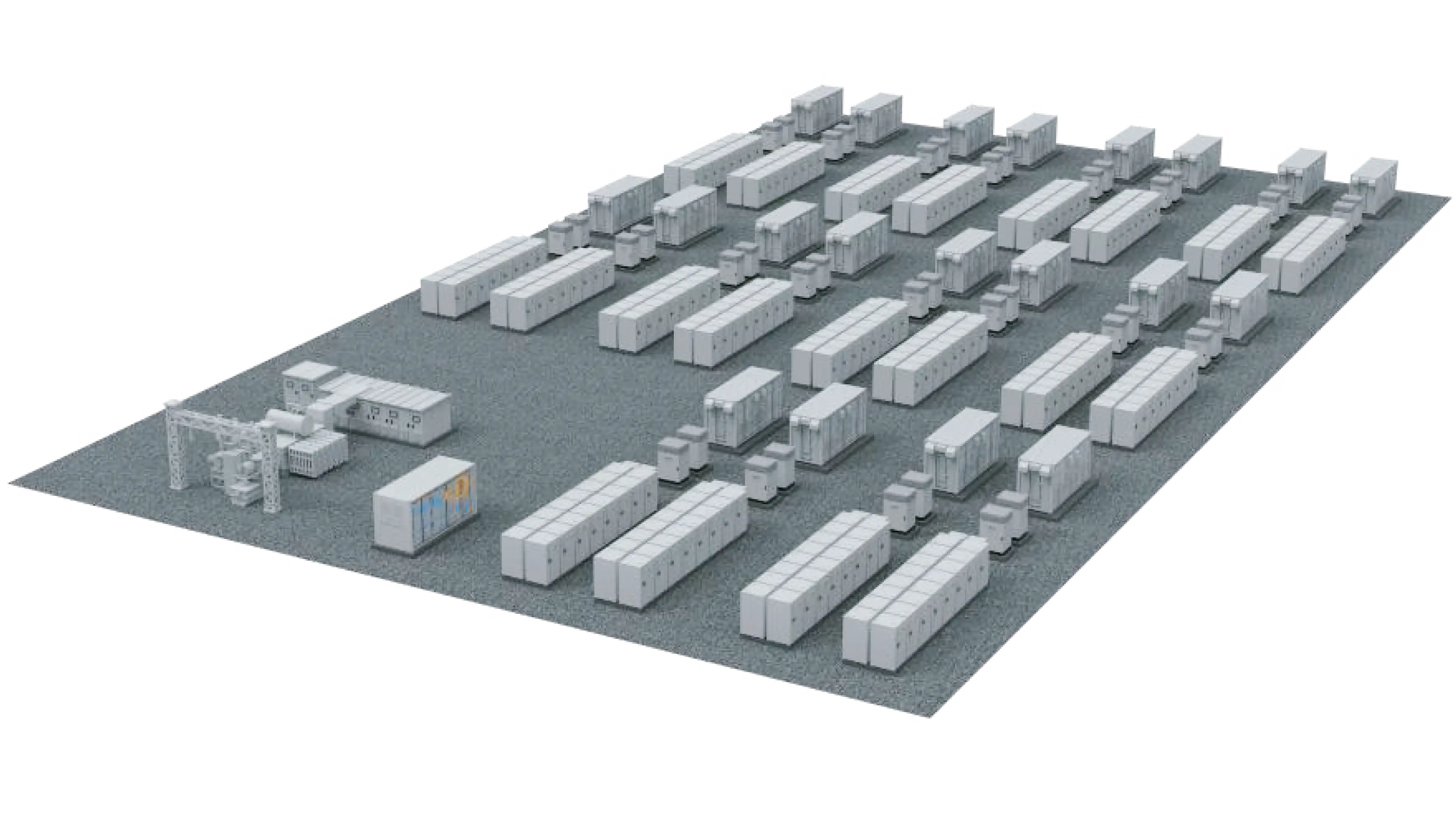 50 MW/130 MWh系統用蓄電システム構成図